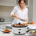 thumbnail image 2 of Homecookin 6qt Manual Slow Cooker-White, 2 of 5