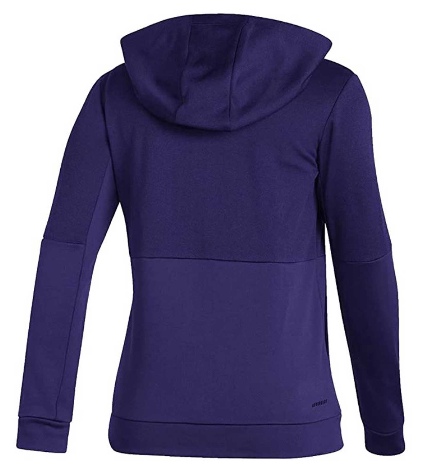 Adidas Women's TI FZ Full-Zip Jacket, Moisture Wicking - Purple/White (XS)