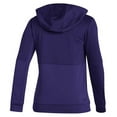 thumbnail image 2 of Adidas Women's TI FZ Full-Zip Jacket, Moisture Wicking - Purple/White (2XL), 2 of 2