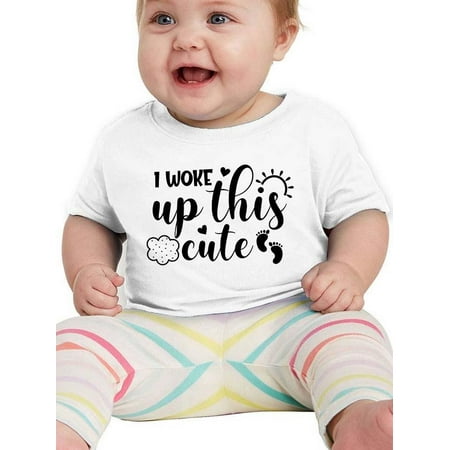

I Woke Up This Cute T-Shirt Infant -Smartprints Designs 6 Months