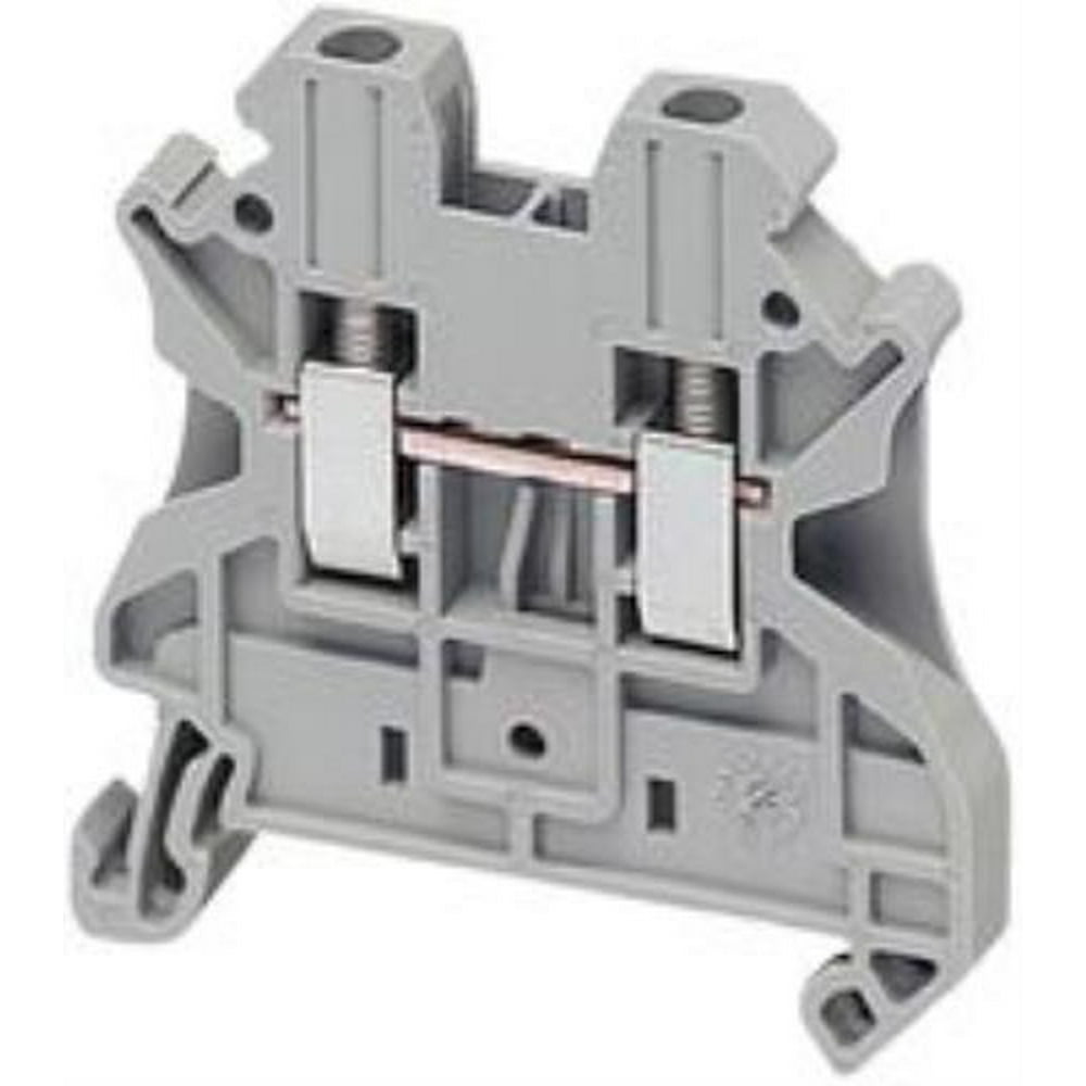 10X Schneider Electric Nsytrv22 Terminal Block, Din Rail, 2Pos, 26