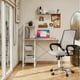thumbnail image 4 of Escritorio Top Living con Repisas Laterales Marrón y Blanco, 4 of 9