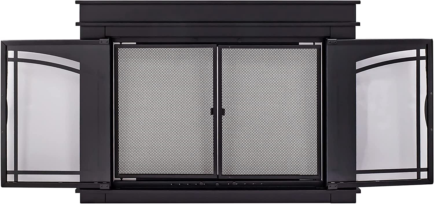Pleasant Hearth Fenwick Collection Fireplace Glass Door