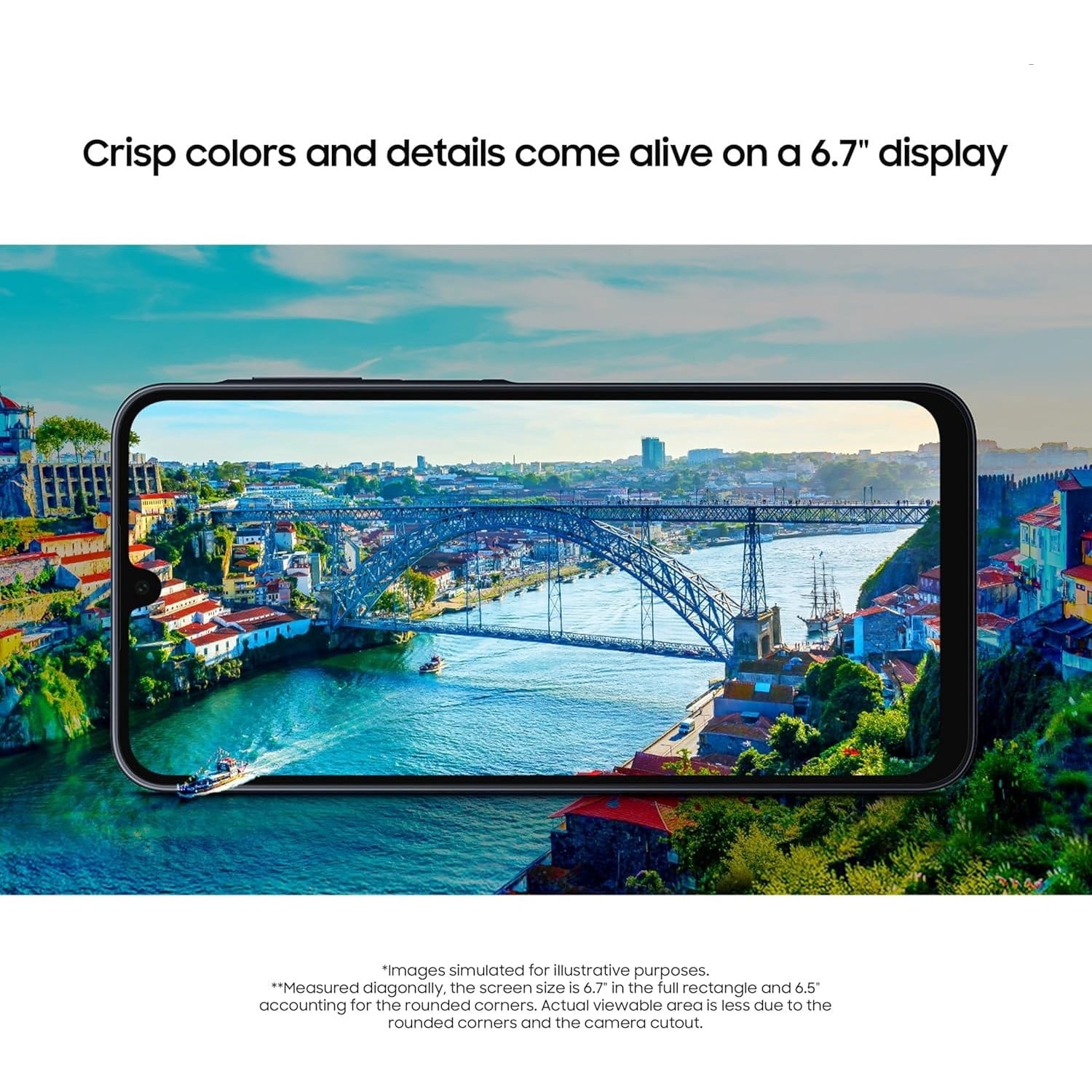 Samsung Galaxy A16 A165M 128GB, 4GB RAM - Dual-SIM GSM Unlocked Android Smartphone (Latin America Version) - Black (New)