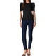 thumbnail image 2 of INSPIRAR CHIC Blusa de Verano Casual de Manga Corta con Puff para Mujeres S Negra, 2 of 6