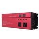 thumbnail image 4 of Inversor de corriente de onda sinusoidal modificada 12 V/24 V a 110 V 60 Hz 900 W 3 salidas de CA 4 puertos USB para teléfono tableta, 4 of 20