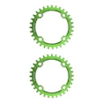 thumbnail image 2 of Juego de bielas Toystoory para bicicleta Piñón de Disco 104BCD 36T verde, 2 of 6