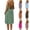 Dark Gray, variant on Fashion Women Summer Round-Neck Casual Solid Sleeveless Sleepshirts Sling Backless Dress Gray M