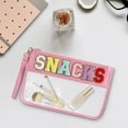 thumbnail image 4 of FeiFu Snack Storage Bag Transparent Zipper Bag Portable Waterproof Toiletry Bag Transparent Multi Use for Snacks Cosmetics for Home Travel​, 4 of 7