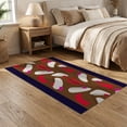 thumbnail image 2 of ODIKA 5'x7' Brown Modern Abstract Geometric Washable Area Rug Contemporary Mid Century Artistic Motifs With Curved Non-Slip, Chair-Friendly for Dining Room, Under Table, Home Office, 2 of 7
