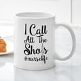 thumbnail image 3 of CafePress - I Call All The Shots - 11 oz Ceramic Mug - Novelty Coffee Tea Cup, 3 of 4