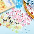 thumbnail image 4 of 1 Set 8Pcs 8 Styles UV Plastic Cup Wrap Transfer Stickers for Glass Mixed Shapes 247x120x0.3mm 8pcs/set, 4 of 6
