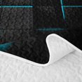 thumbnail image 5 of Erosebridal Neon Gamepad Bed Spread Queen,Abstract Geometric Plaid Controller Queen Coverlet Set For Boys,3pcs, 5 of 7