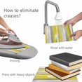 thumbnail image 4 of Placemats Set of 6, Yellow Gray Stripes Woven Placemat, Linen Place Mats for Kitchen/Dining Tables, Watercolor Modern Abstract Minimalist Washable Table Mats for Party, 4 of 8