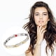 thumbnail image 1 of Pulseras para mujer, regalos para mujer, pulsera con patrón, pulsera de magnetoterapia, joyería, pulsera de pareja de 7 mm de ancho, pulsera pequeña., 1 of 2