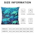 thumbnail image 5 of MLJA  Pillow Covers, Sea Turtle Decorative Throw Pillow Covers Ocean Turtle Pillowcase Farmhouse Cushion Cases for Sofa Couch Outdoor Home Decorations, 5 of 5