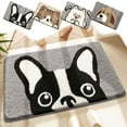 thumbnail image 7 of Todaioua Bath Mat Cute Shower Rug, Shaggy High Absorbent and Anti Slip, Machine Washable Fit for Bathtub, Shower and Bath Room, (16"x 24", Cute Dog Cat), 7 of 7