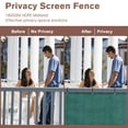 thumbnail image 3 of Pantalla de privacidad para balcón SUNNY GUARD, color verde oscuro, 0,9 x 4,6 m, 3 of 6