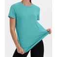 thumbnail image 4 of Ronuti Womens Workout Tops Short Sleeve Activewear T-Shirts Quick Dry Breathable Gym Running Yoga Athletic Wear, 4 of 11