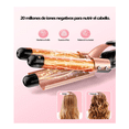 thumbnail image 5 of Rizadora De Cabello Cerámica Profesional 5 En 1 Plancha Lab.G Dorado, negro, 5 of 5