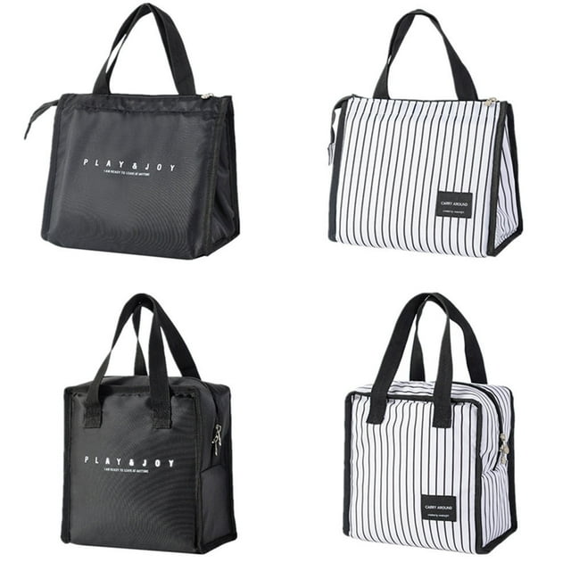 Fiudx Bolsa Térmica para Almuerzo con Diseño de Diamante, Moderna y Reutilizable, Ideal para Guardar Comidas Calientes y Organizar Picnics, de Tela Ligera, Fácil de Limpiar, 21 X 13 X 21 Cm