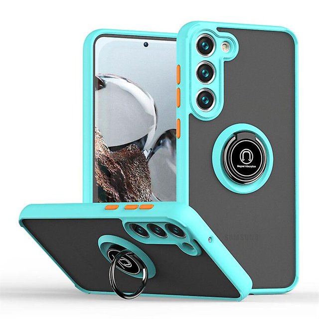 Armor Shockproof Case Compatible Samsung Galaxy S23 Ultra/s23plus/s23 With Car Magnetic Ring Stand