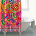 thumbnail image 5 of Waterproof Pioneer Pieced Patchwork Shower Curtain 72x84 Inch Bohemian Style Colorful Floral Polyester Unique Shower Curtain for Bathroom Hotel Home Decor with 12 Plastic Hooks, 5 of 5