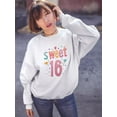 thumbnail image 2 of Sweet 16 Sweatshirt Women -SPIdeals Designs, Female Large, 2 of 4