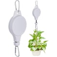 thumbnail image 1 of Lot de 2 Poulies pour Plantes, Cintre Rétractable à Hauteur Réglable avec Roue pour Suspendre des Plantes, Robuste, Intérieur Extérieur, Cintre pour Plantes pour Jardin (2), 1 of 6