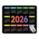 thumbnail image 2 of Alfombrilla de ratón para el calendario 2026 | Esterilla compacta para escritorio en la oficina | Distribución de 12 meses enero-diciembre | Base de goma antideslizante grande | Precisión mejorada, 2 of 7