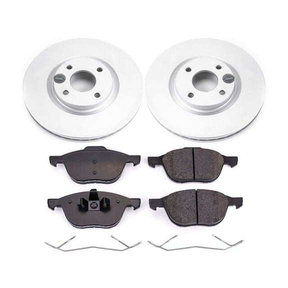Front Brake Pad and Rotor Kit - Compatible with 2018 - 2022 Ford EcoSport 2019 2020 2021