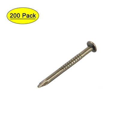 

Uxcell Carbon Steel Tiny Nail Copper Plating for DIY Decorative Pictures Wooden Boxes 0.75 Length Bronze 200pcs