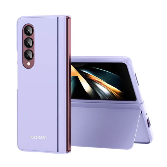 For Samsung Galaxy Z Fold4 5G Phone Case,Shockproof Luxury Magnetic Kickstand Hard PC Protection Cover,Silm Stand Case