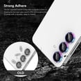 thumbnail image 4 of For Samsung Galaxy S25 ENKAY Hat-Prince Camera Lens Protector Metal Ring Lens Film - Black, 4 of 5