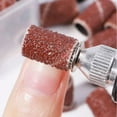 thumbnail image 4 of Nail Drill Bits Sanding Bands - for Nail Drill 60 Pcs 3 Color Coarse Fine 80/120/180/240 Grit File Small Sanding Band with 3.1mm Mini Mandrel Nail Bit Set for Acrylic Nails Gel, 4 of 5