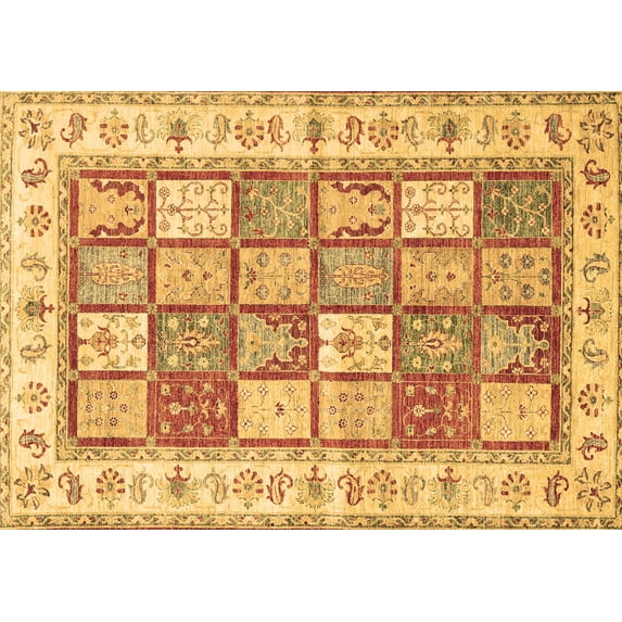 Ahgly Company Indoor Rectangle Persian Brown Traditional Area Rugs, 8' x 10'