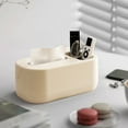 thumbnail image 5 of Mlkoz Organization and Storage, Multifunctional Tissue Storage Box Desktop Storage Box Used To Store Napkins Telecontrol Suitable For Desktop Bathroom Kitchen And Office Use, Women Gifts, 5 of 6