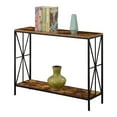 thumbnail image 2 of Convenience Concepts Tucson Starburst Console Table with Shelf, Barnwood/Black, 2 of 3