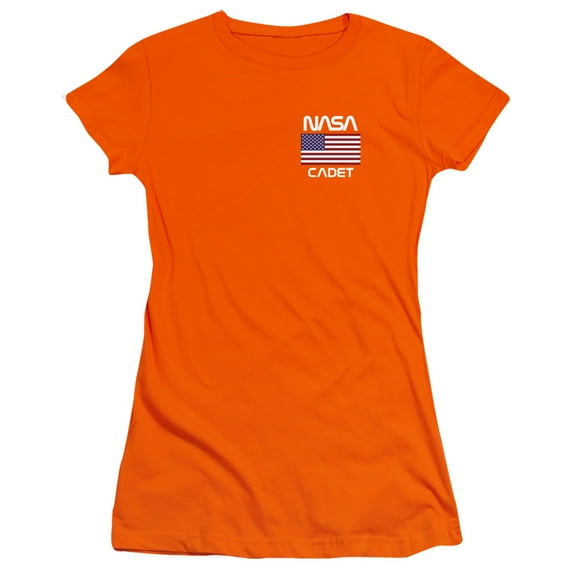 Nasa Cadet Junior Women's T-Shirt Sheer Orange