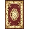 thumbnail image 2 of SAFAVIEH Lyndhurst Regina Traditional Bordered Area Rug, Red/Ivory, 6' x 9', 2 of 6