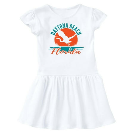 

Inktastic Daytona Beach Florida Vacation Trip Gift Baby Girl Dress