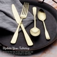 thumbnail image 6 of Mikasa Satin Champagne Landyn 16-Piece Flatware Set, Service for 4, 6 of 6