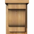 thumbnail image 2 of 8"W x 8"D x 12"H Newport Rough Sawn Corbel w/Backplate, Western Red Cedar, 2 of 9