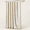 A - Cream-54"W x 78"L (Pack of 1), variant on Black 72"W x 72"L (Pack of 1) Scalloped Linen Textured Cloth Shower Curtain