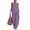 23# Purple, variant on Linen Sets for Women 2 Piece Outfits Summer Sleeveless V Neck Halter Tops Matching Baggy Wide Leg Pants Lounge Sets Army Green S