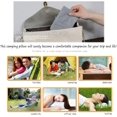 thumbnail image 5 of Almohada inflable para acampar, paquete de 2, gris, para oficina, fines de semana, vacaciones en la playa, vacaciones en tienda (azul cielo), 5 of 5