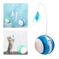 thumbnail image 3 of DOLITY Remote Control Rolling Ball Pet Dog Interactive Toy LED Light Blue, 3 of 9