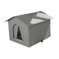thumbnail image 4 of Casa para Gatos al Aire Libre Perfecl Gris S Impermeable, 4 of 8