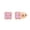 Pink Sapphire, variant on Collection Round Blue Sapphire 5 Stone Stud Earrings for Women, Sterling Silver