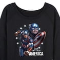thumbnail image 3 of Marvel Captain America - Collage - Women's French Terry Pullover Sweatshirt, 3 of 5